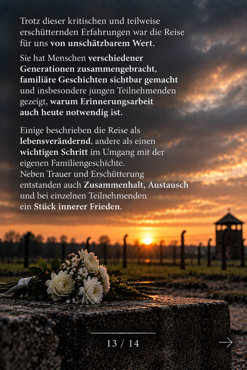 Gedenk- und Erinnerungsfahrt nach Auschwitz - Bild 13